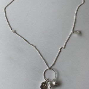 silver necklace
